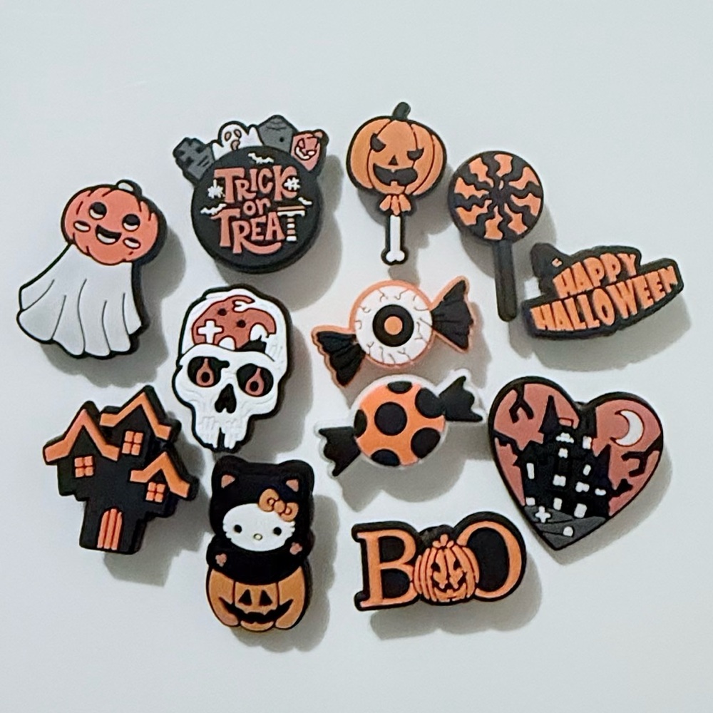 12 Halloween Croc Charms Jibbit Shoe Charm Disney Croc Charms